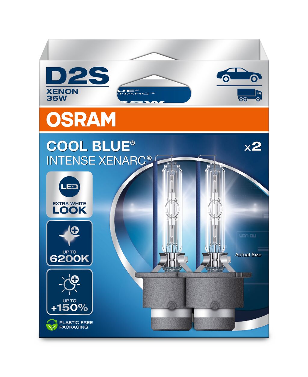OSRAM - D2S HID-koplamplamp - 2-PACK