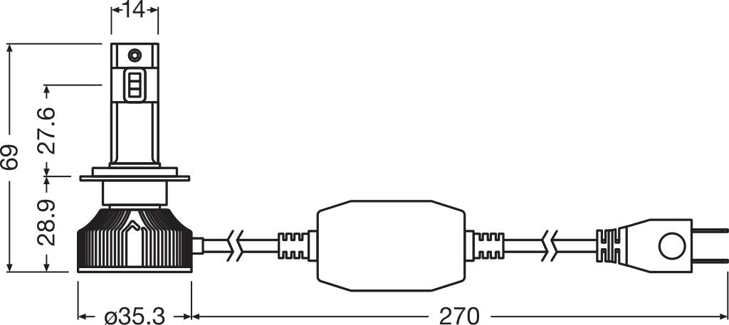 OSRAM LEDriving HL INTENSE H7-H18