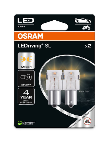 OSRAM LEDriving SL - Offroad P21W - geel