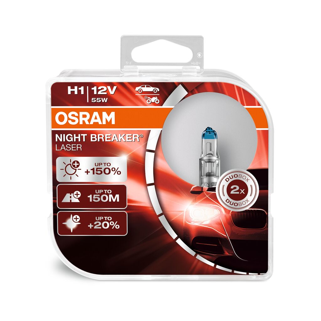 OSRAM NIGHT BREAKER® LASER H1 Duo-doos