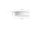 Taklampa Enrave White Ambiance LED 2200–6500K Vit, Philips Hue