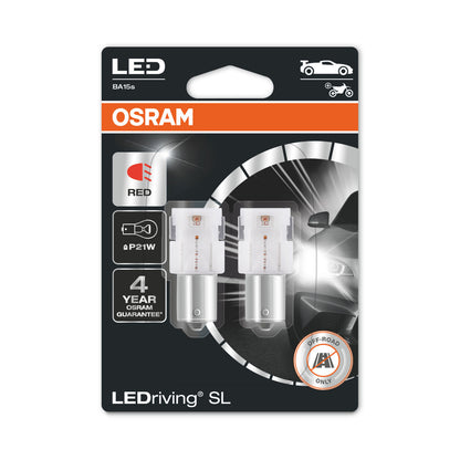 OSRAM LEDriving SL - Offroad P21W - rood