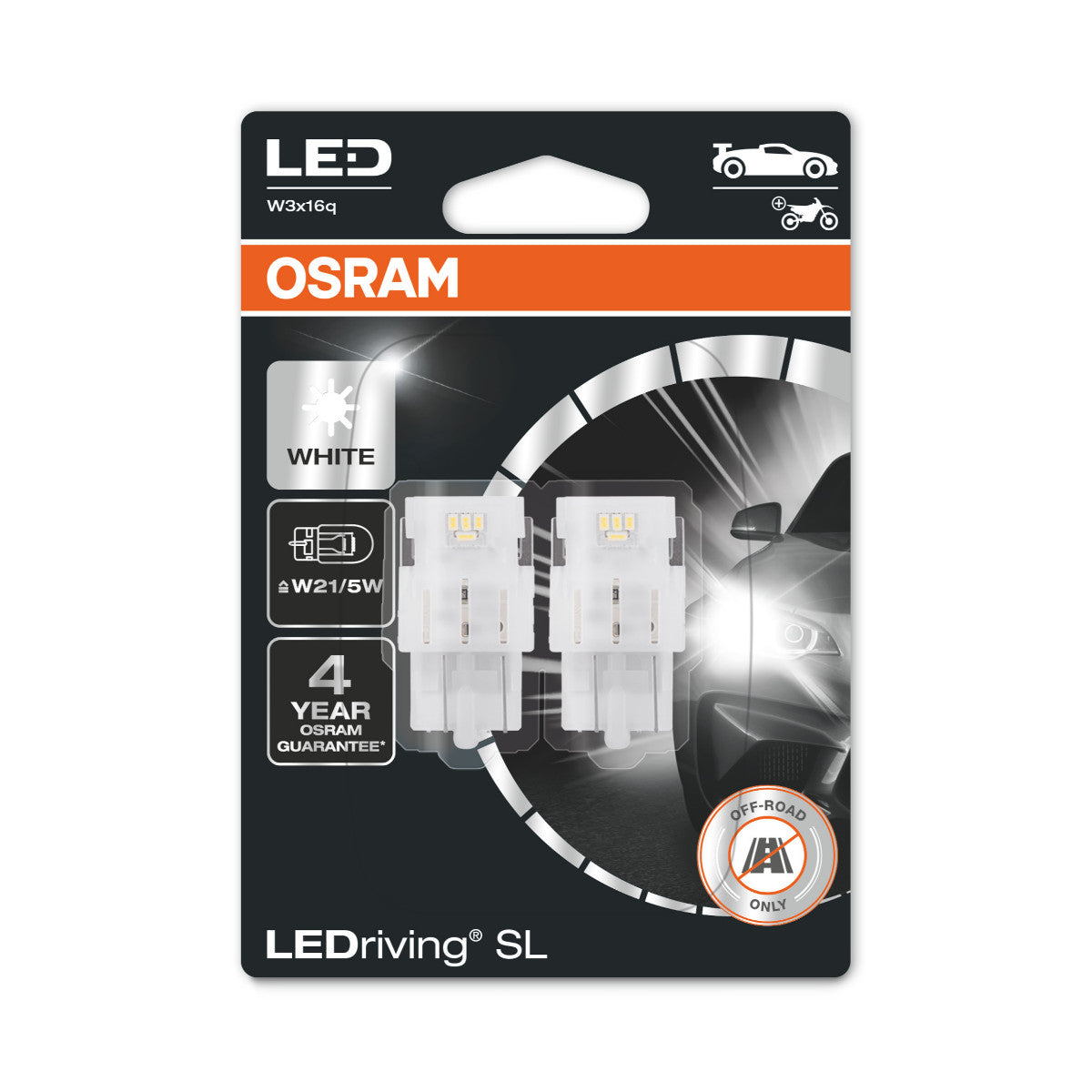 OSRAM LEDriving SL - Offroad W21-5W - wit