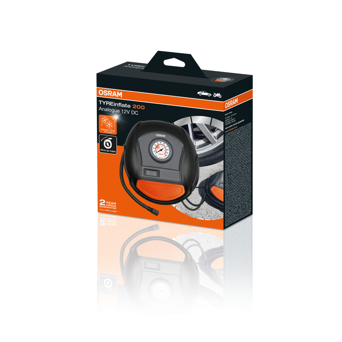 OSRAM BANDEN oppompen - 200 Bandenpomp