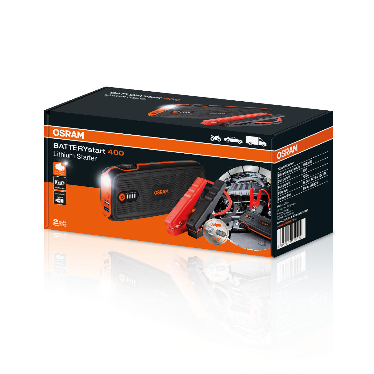 OSRAM BATTERIJ start - 400 Lithiumstarter