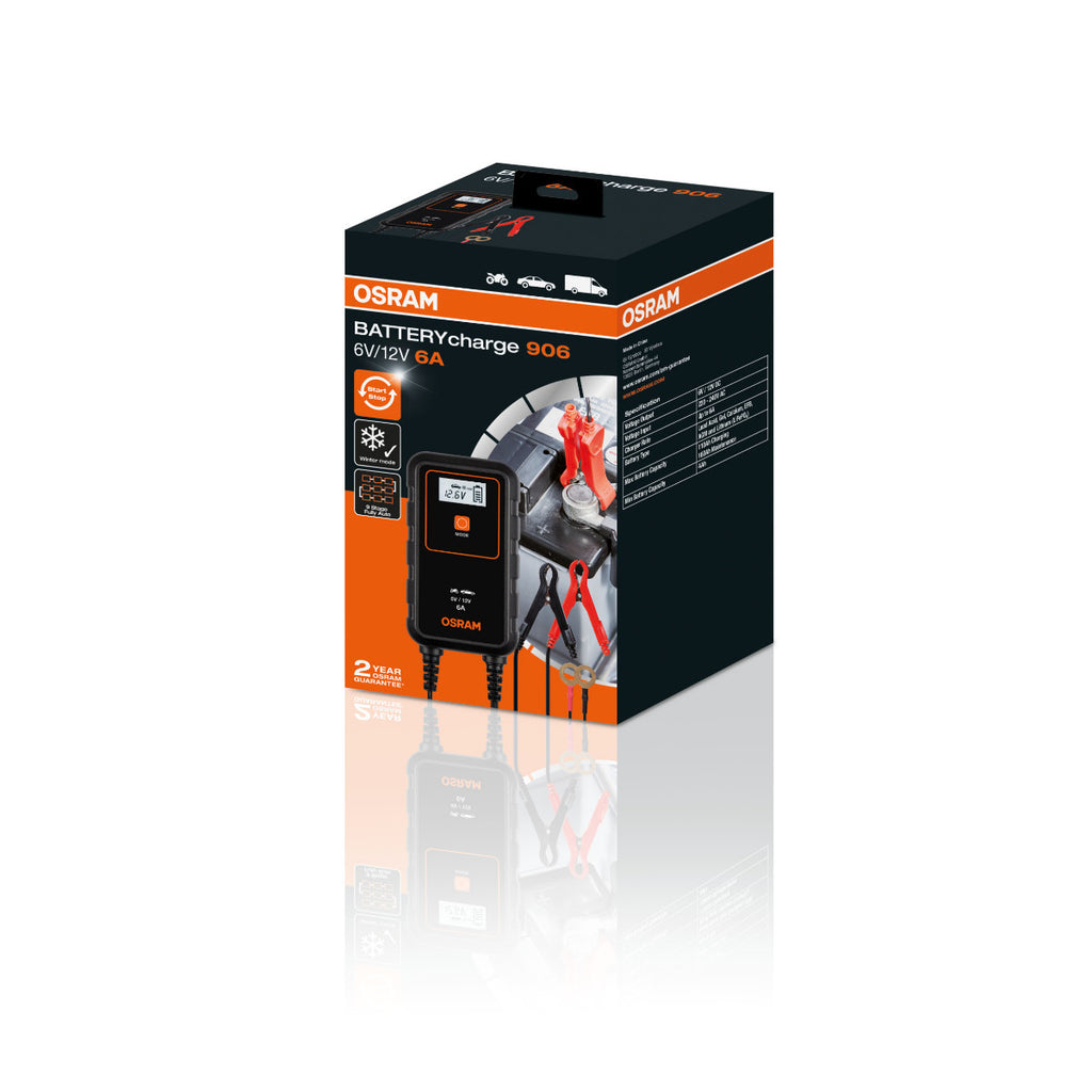OSRAM BATTERIJ opladen - 906 Slimme batterijlader