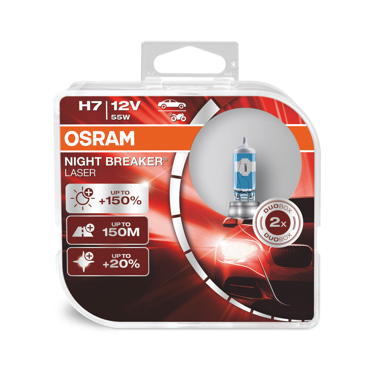 OSRAM NIGHT BREAKER® LASER H7 Duo-doos