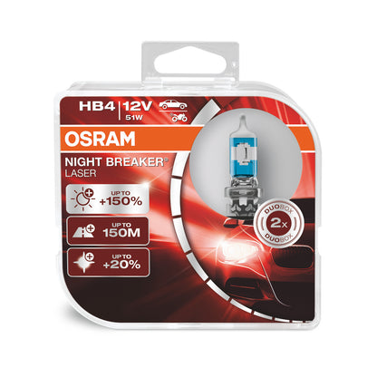 OSRAM NIGHT BREAKER® LASER HB4 Duo-doos