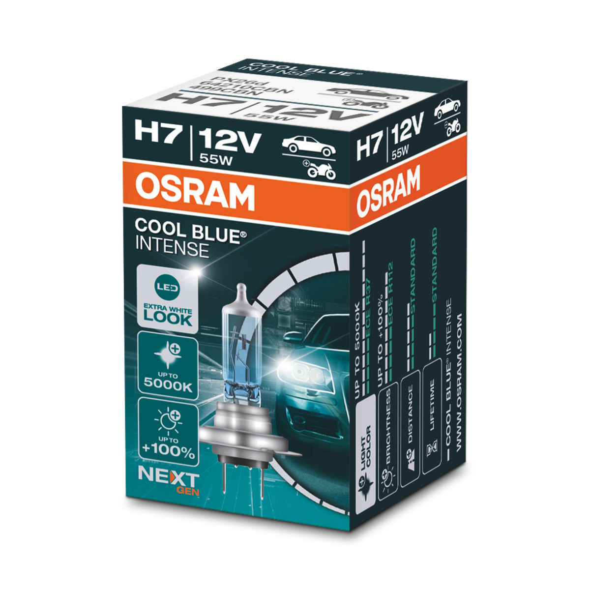 OSRAM - H7 Halogeen koplamplamp - Vouwdoos - 1-PACK