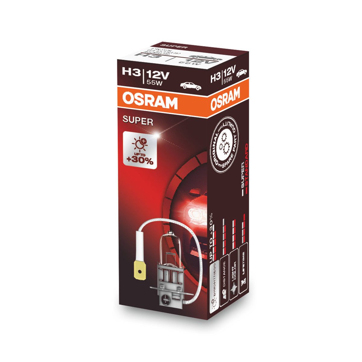 OSRAM SUPER - H3 Halogeen koplamplamp