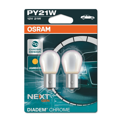 OSRAM DIADEM CHROME - PY21W Extra gloeilamp