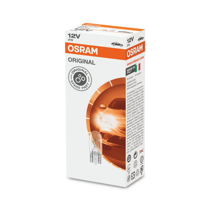 OSRAM ORIGINAL - WEDGE BASE - 2W - 12V - W2.1x9.5d - Extra gloeilamp