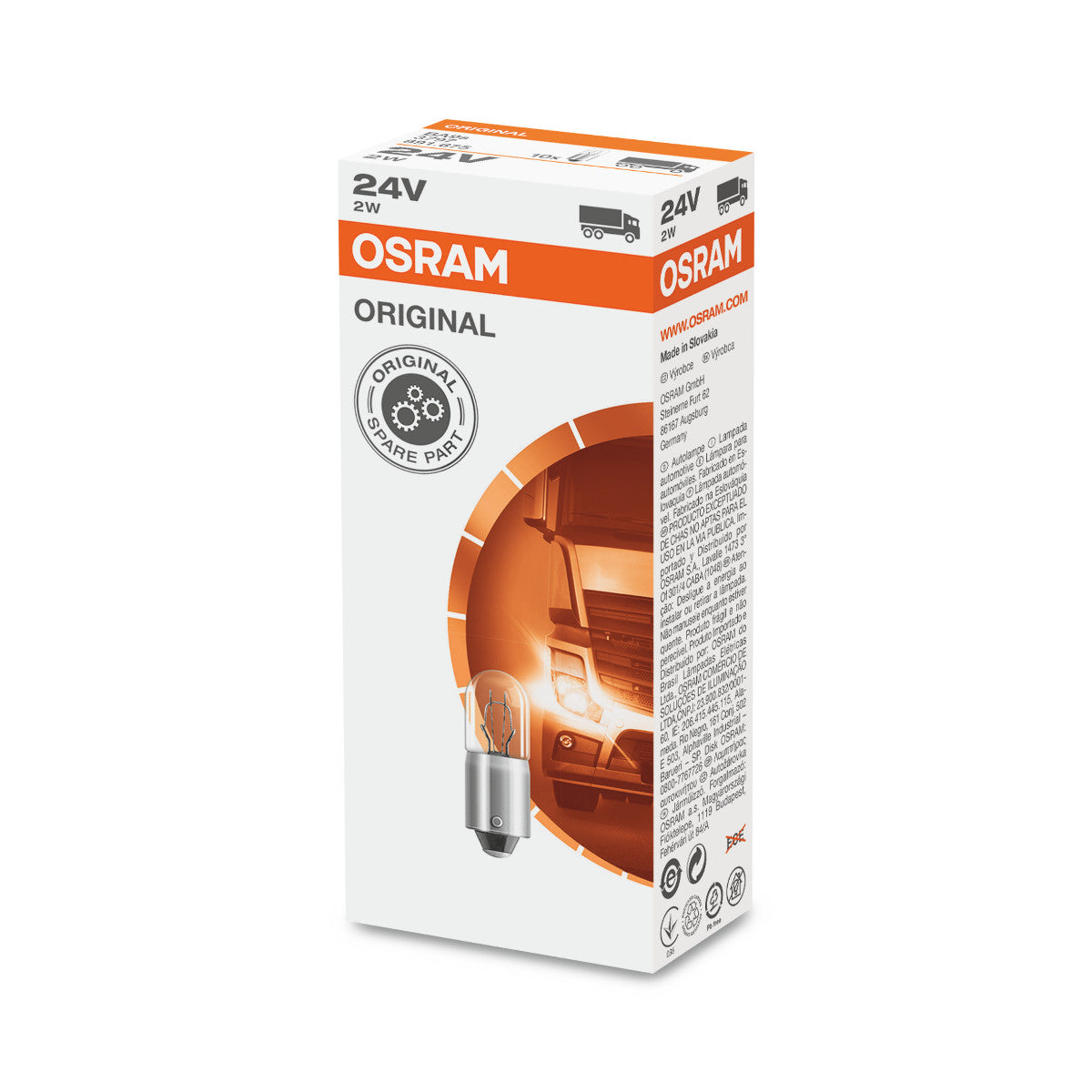 OSRAM ORIGINEEL - METALEN BASIS - 2W - 24V