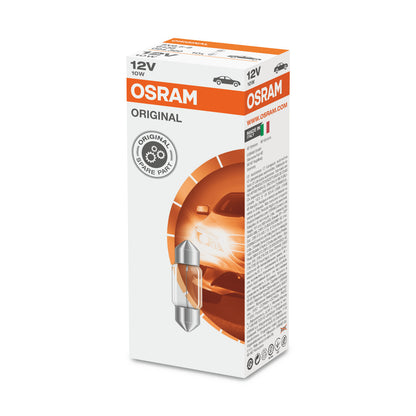 OSRAM ORIGINELE FESTOON - 10W - 12V - 31mm - Extra gloeilamp