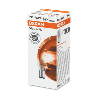 OSRAM ORIGINAL - METALEN BASIS - P21-5W - Extra gloeilamp 1-pack