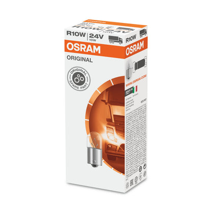 OSRAM ORIGINEEL - METALEN BASIS - R10W - 24V