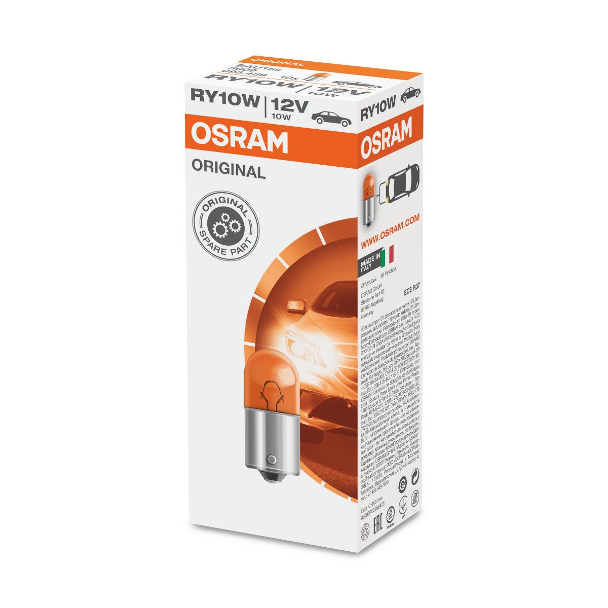 OSRAM ORIGINEEL - METALEN BASIS - RY10W