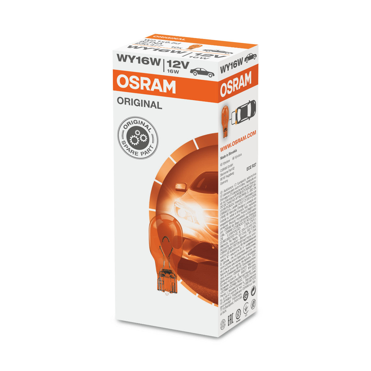 OSRAM ORIGINAL - WEDGE BASE - WY16W Extra gloeilamp