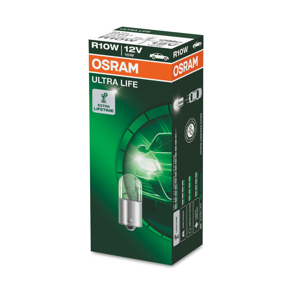 OSRAM ULTRA LIFE - R10W Extra gloeilamp - 1-PACK