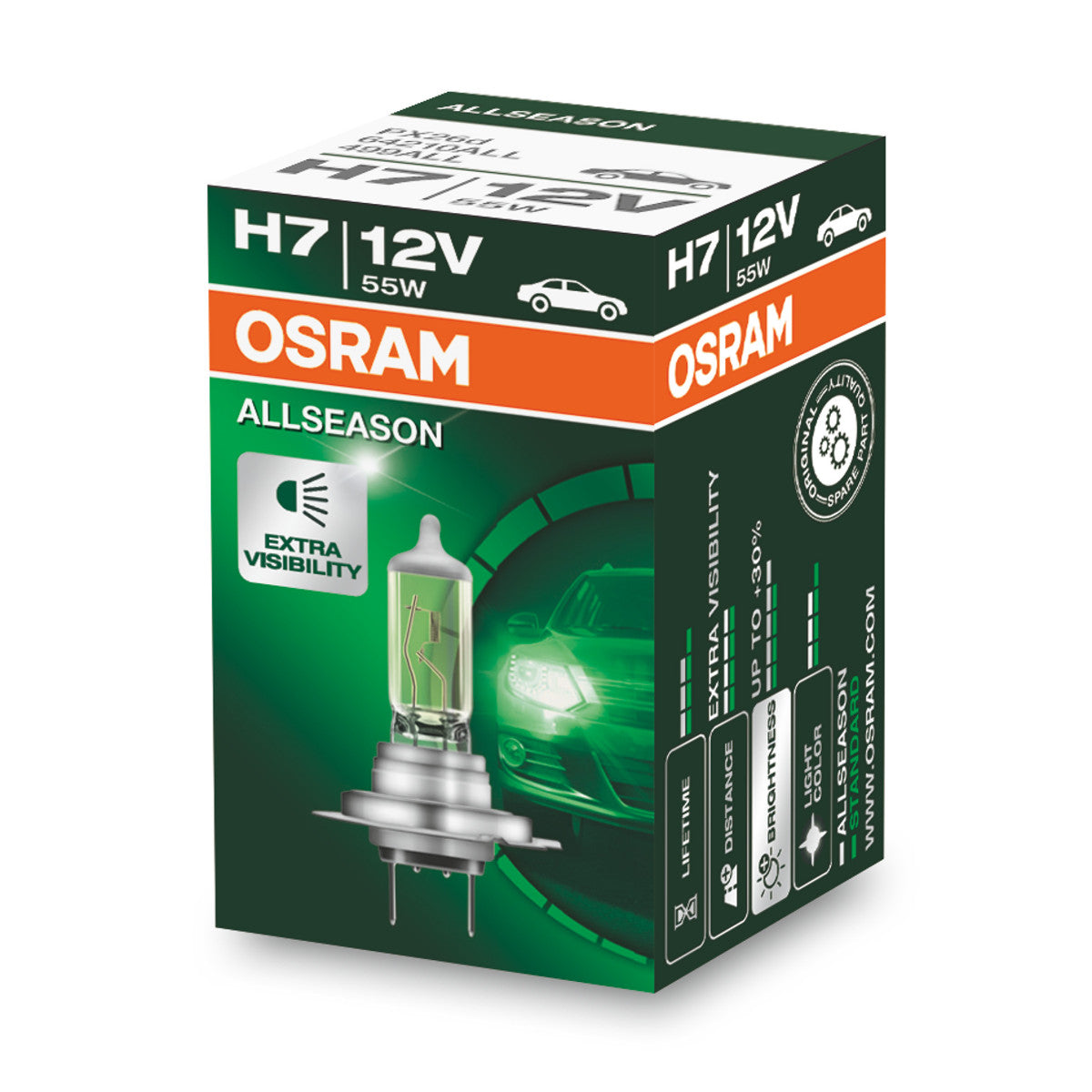 OSRAM ALLSEASON SUPER - ALLSEASON - H7 Halogeen koplamplamp