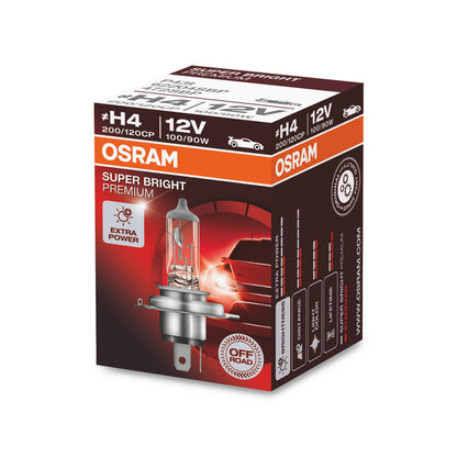 OSRAM SUPER BRIGHT PREMIUM - SUPER BRIGHT - Off-road H4 - P43t Halogeenkoplamp