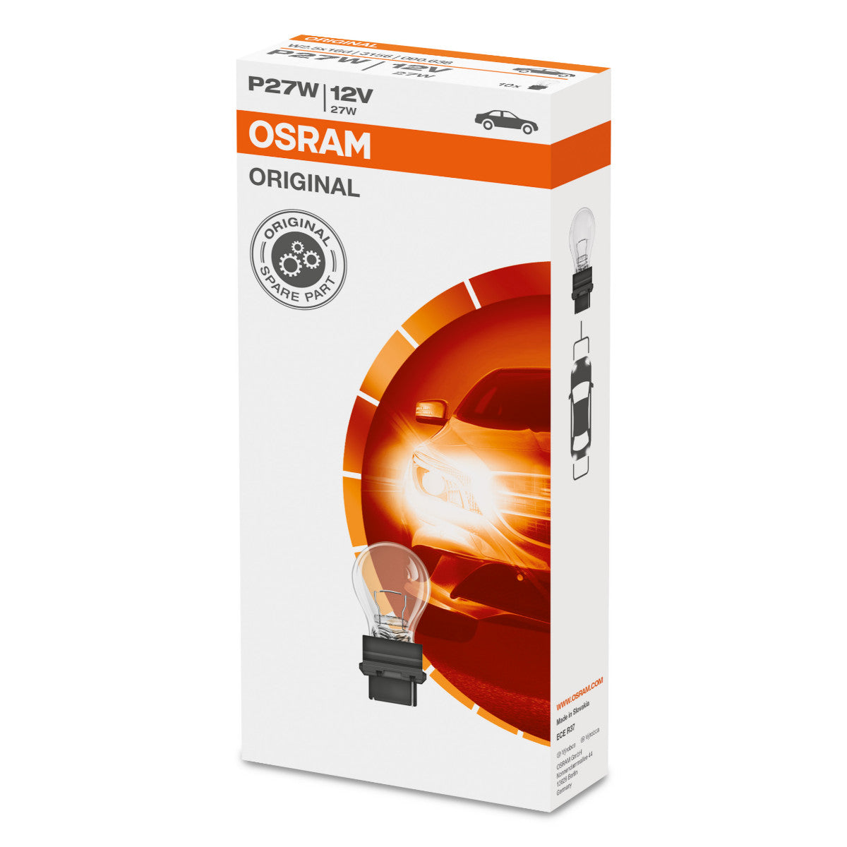 OSRAM S8 WEDGE BASE - P27W Extra gloeilamp