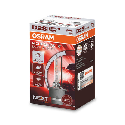 OSRAM XENARC NIGHT BREAKER LASER (VOLGENDE GENERATIE) - D2S - 1-PACK