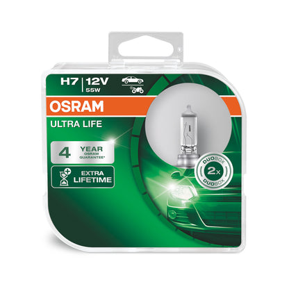 OSRAM ULTRA LIFE - H7 Halogeen koplamplamp - Duobox