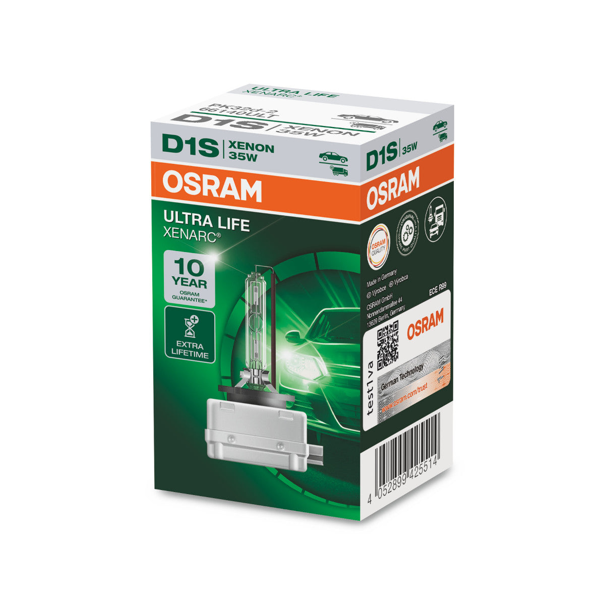 OSRAM XENARC ULTRA LIFE - D1S HID-koplamplamp - 1-PACK