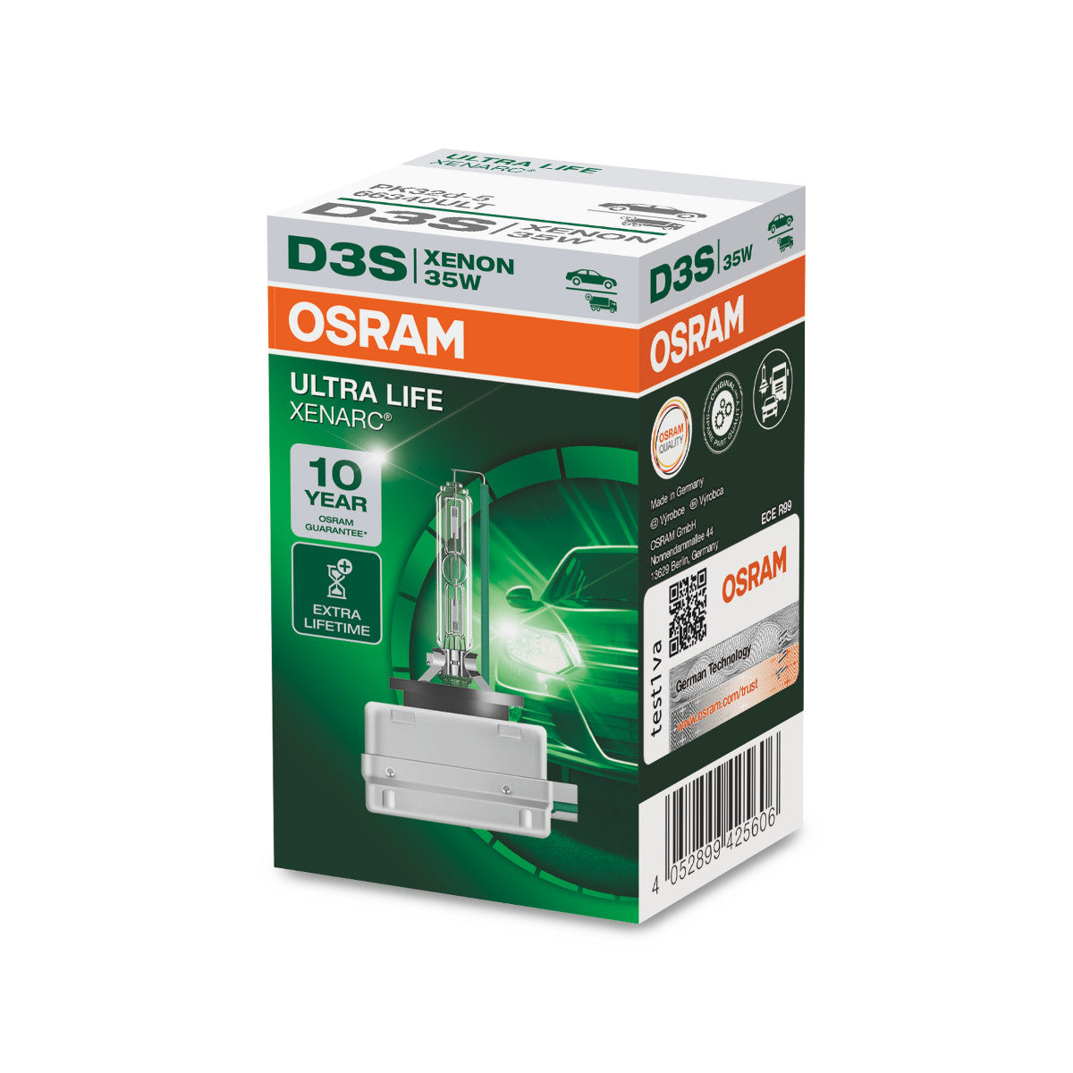 OSRAM XENARC ULTRA LIFE - D3S HID-koplamplamp - 1-PACK