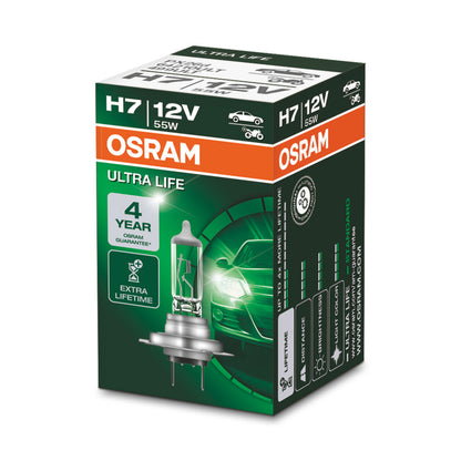 OSRAM ULTRA LIFE - H7 Halogeen koplamplamp - Vouwdoos