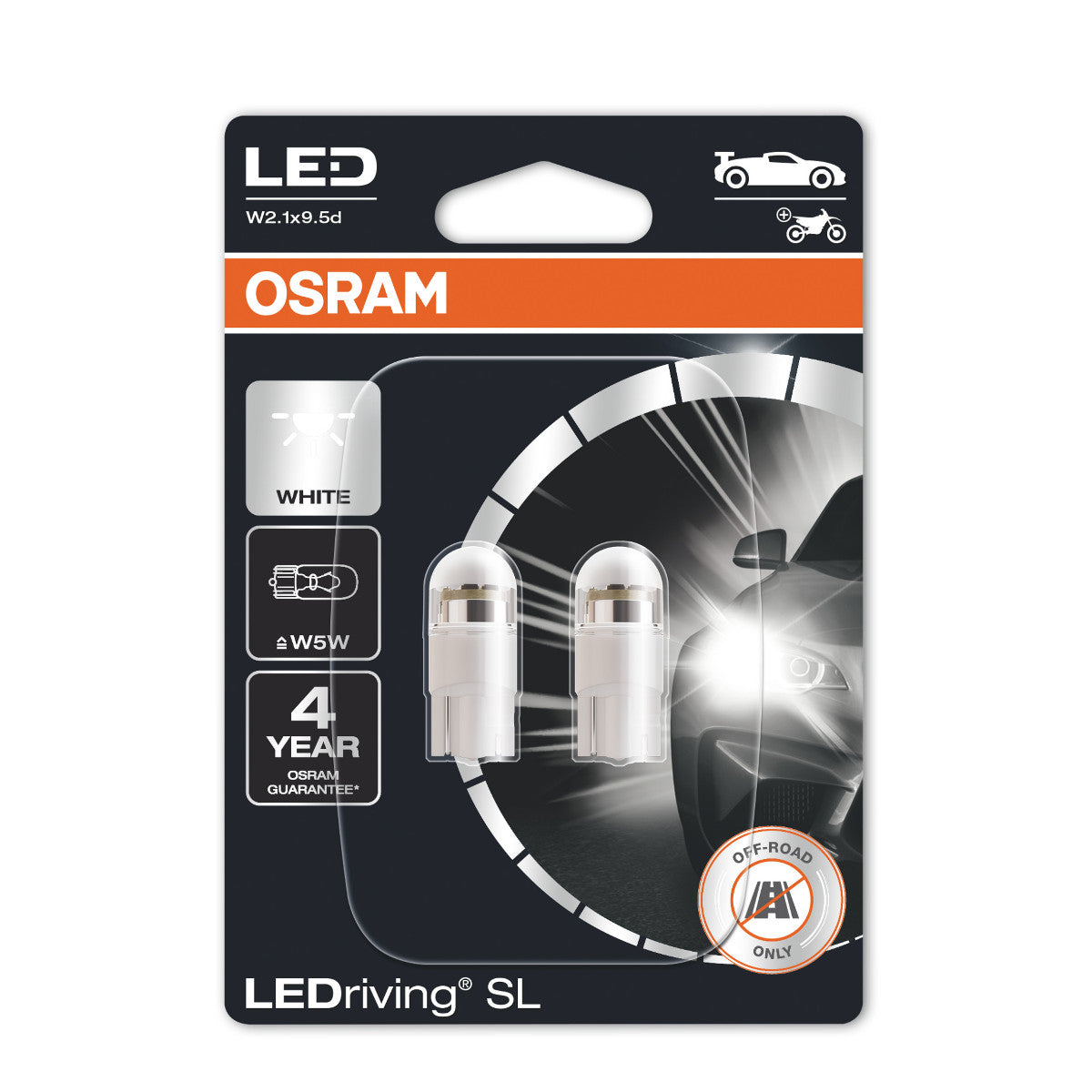 OSRAM LEDriving SL - Offroad W5W - wit