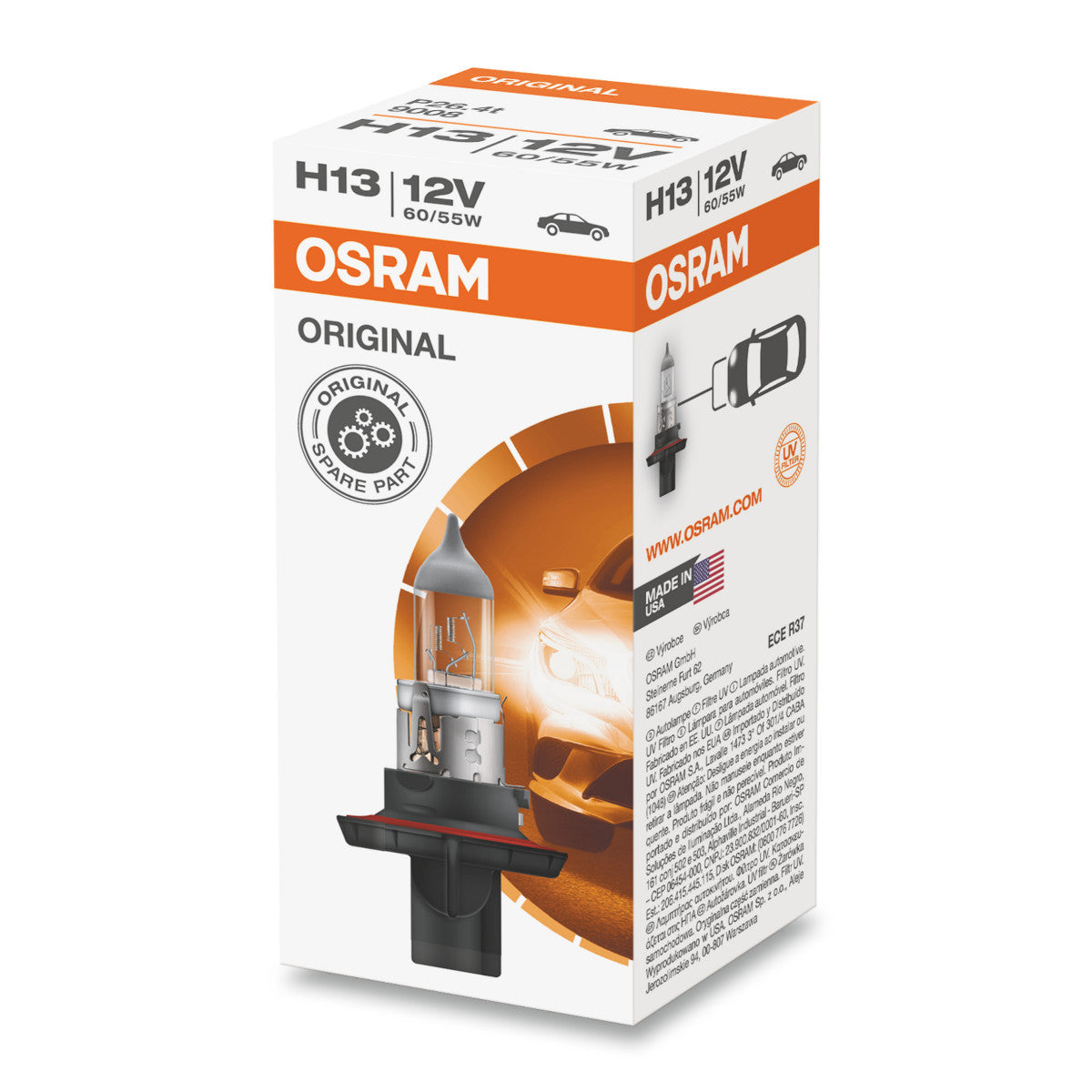 OSRAM ORIGINAL LINE - H13 - 12 V - 6055 W - Halogeen koplamplamp