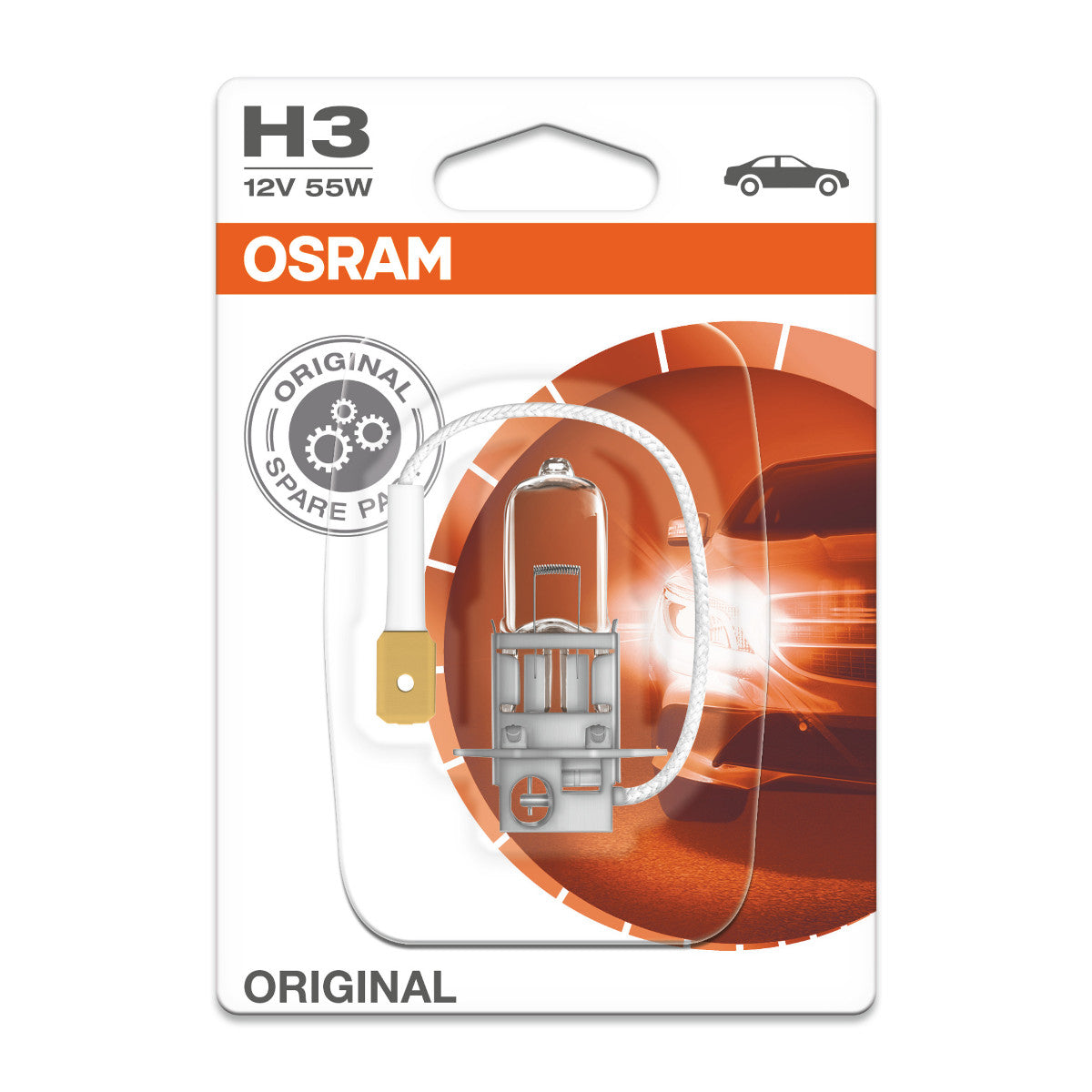 OSRAM ORIGINAL LINE - H3 - 12 V - 55 W - Halogeen koplamplamp