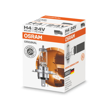 OSRAM ORIGINAL LINE - H4 - 24 V - 7570 W - Halogeen koplamplamp - Vouwdoos