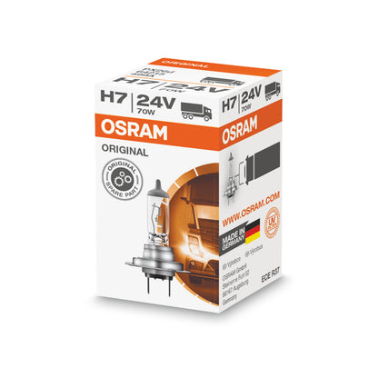 OSRAM ORIGINAL LINE - H7 - 24 V - 70 W - Halogeen koplamplamp - Vouwdoos