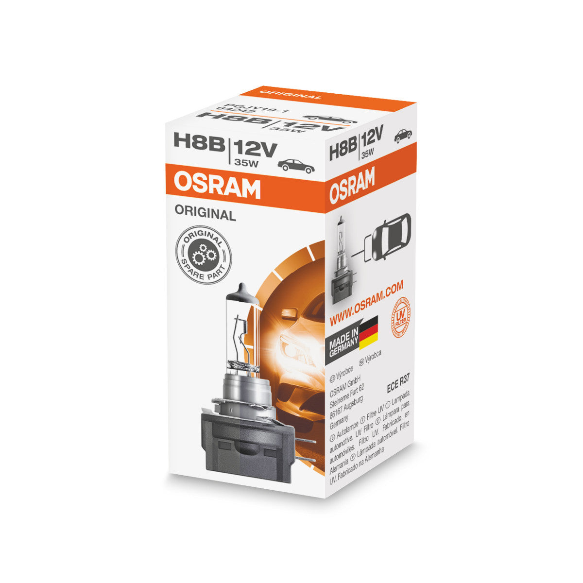 OSRAM ORIGINAL LINE - H8B - 12 V - 35 W - Halogeen koplamplamp