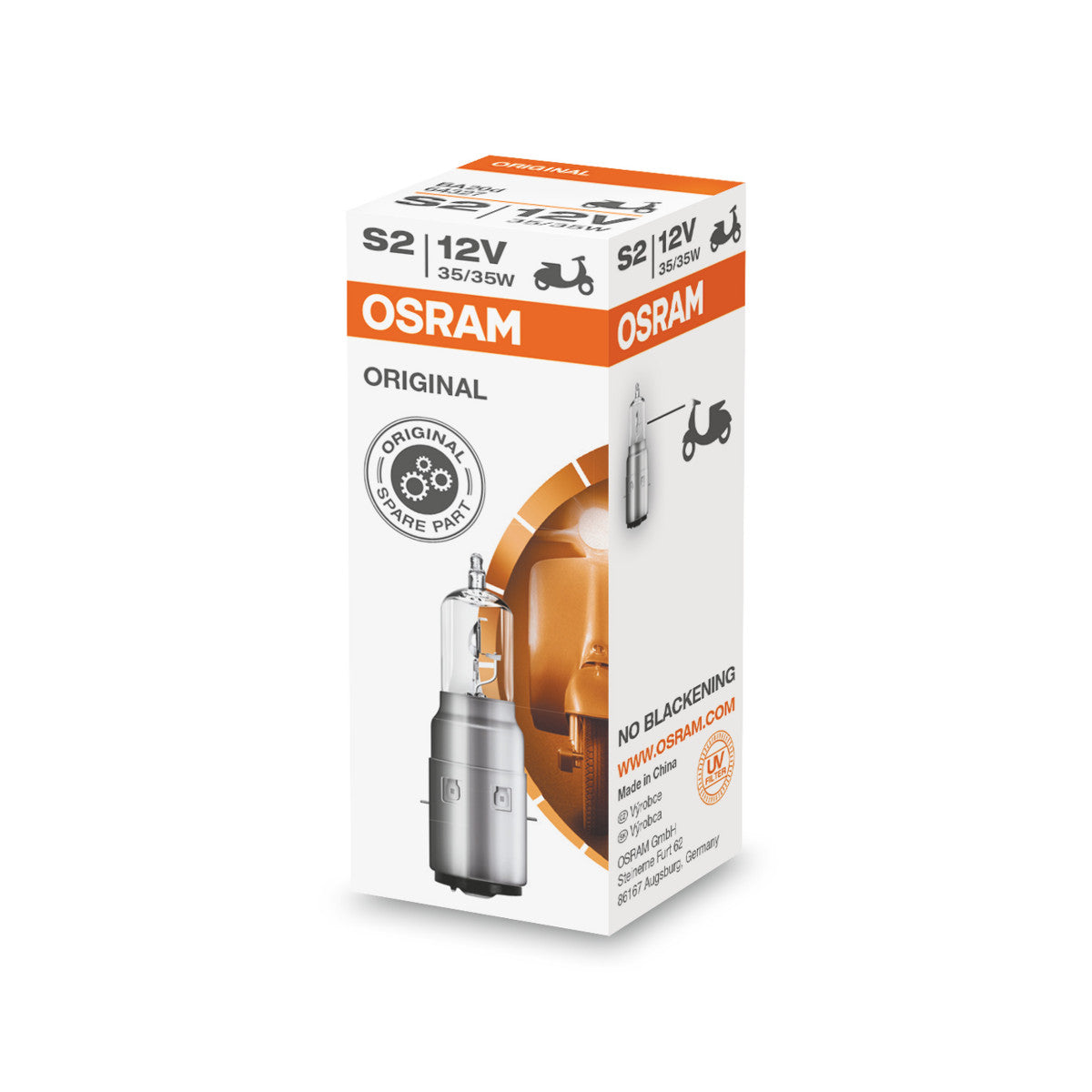 OSRAM ORIGINAL LINE - S2 - 12 V - 3535 W - Halogeen koplamplamp - Vouwdoos