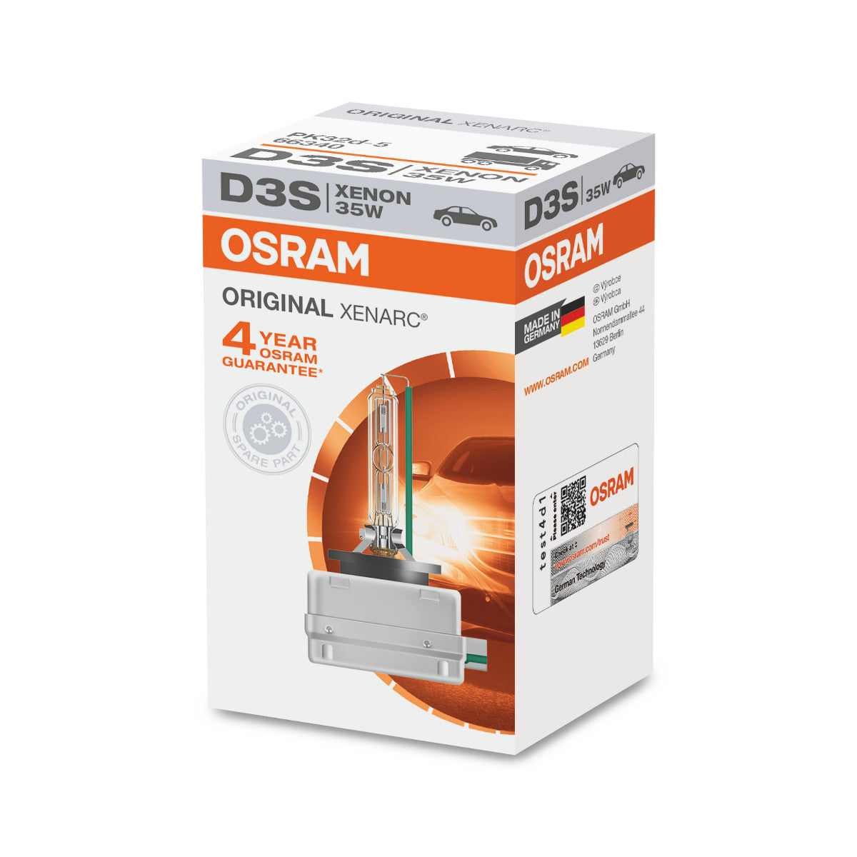 OSRAM XENARC ORIGINAL - D3S HID-koplamplamp - Vouwdoos