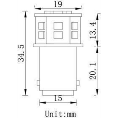 BA15D 12V/24V 1.9W