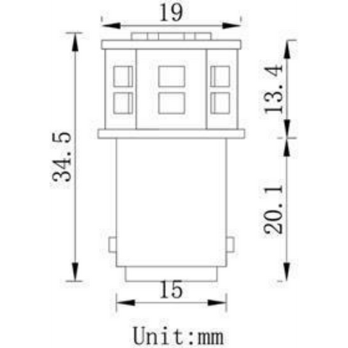 BAY15d 12V/24V 1.9W
