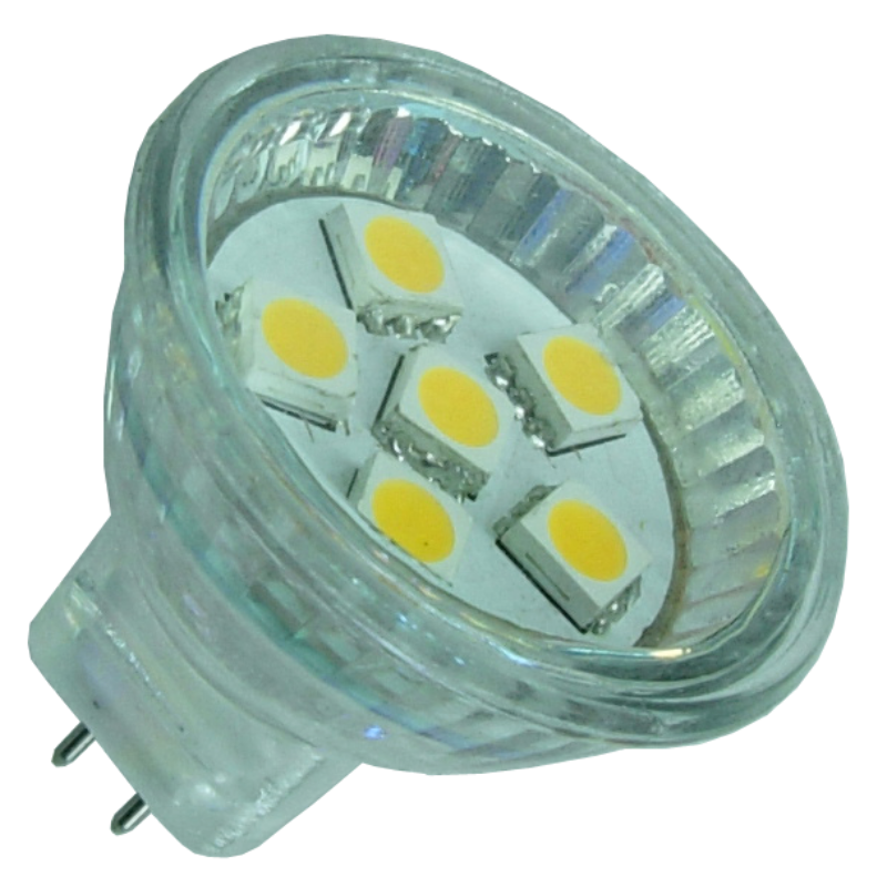 MR11 12V/24V 1W Glas