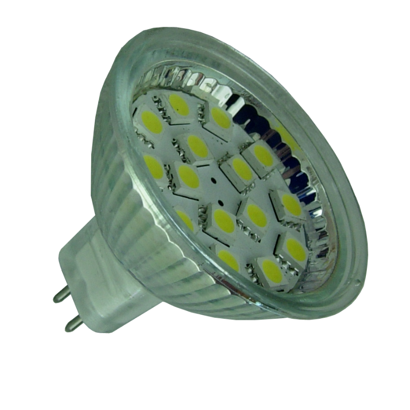 MR16 12V/24V 2.3W Glas