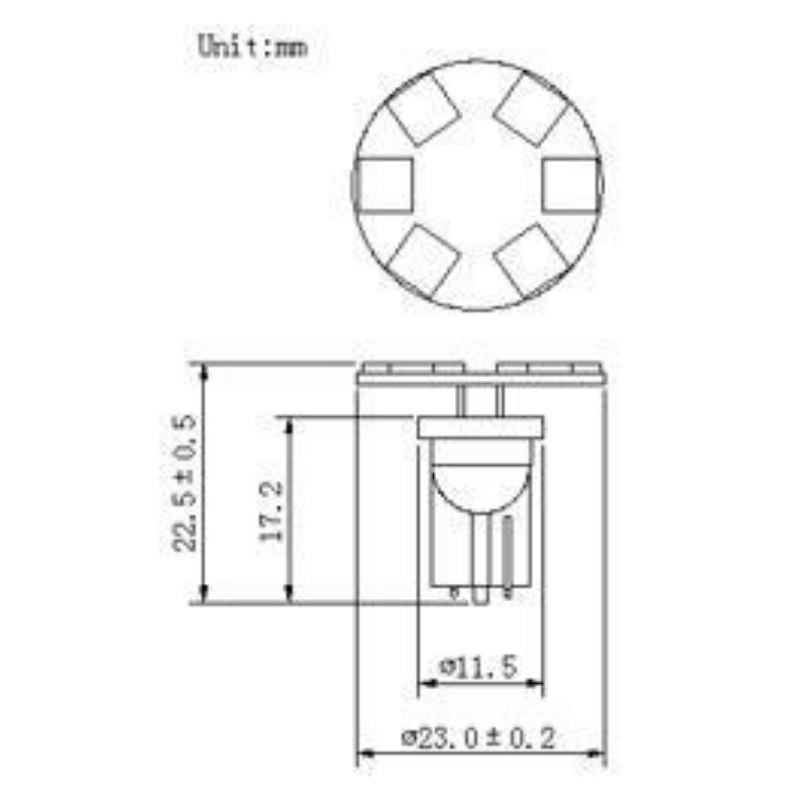 T10 12V/24V 1W Back