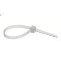 Kabelbinders 100 x 2,5 mm wit - 100 st