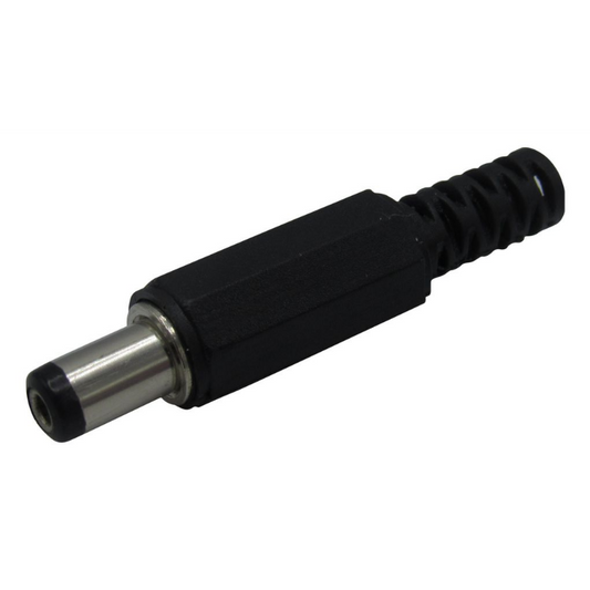 DC-connector mannelijk 2,1 x 5,5 mm